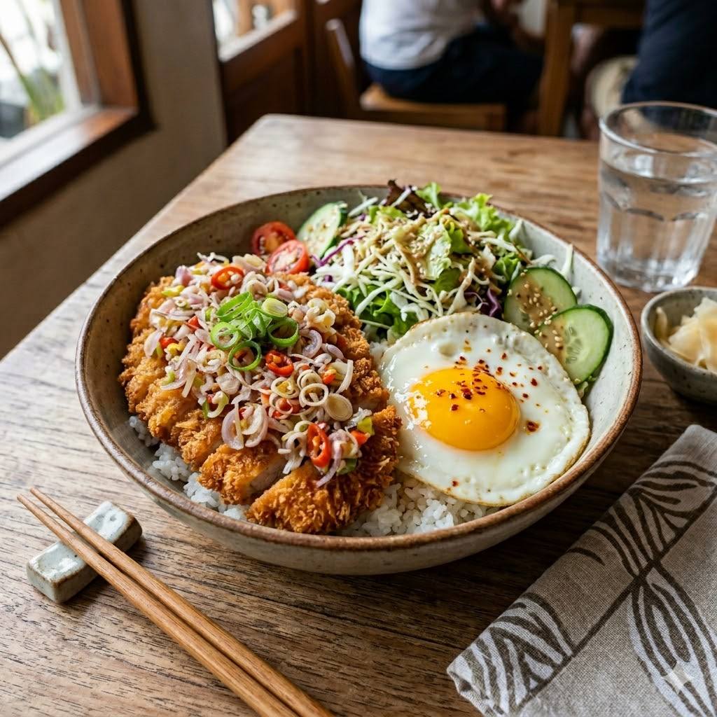 Katsu Rice Bowl Sambal Matah Rice Bowl Boss